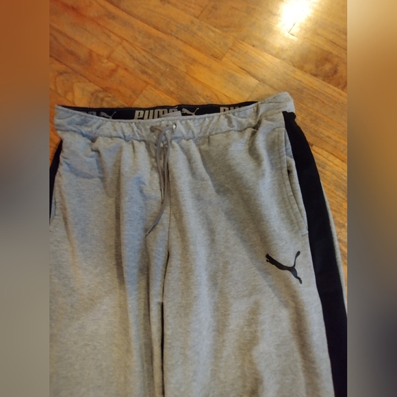 Grey Puma Sweatpants - Picture 2 of 4
